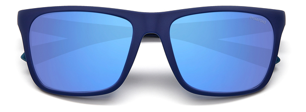 POLAROID-2141/S VGL*5X MATT BLUE AZURE(BLUE MIRROR POLARIZED 57*18, Azul, hi-res 1